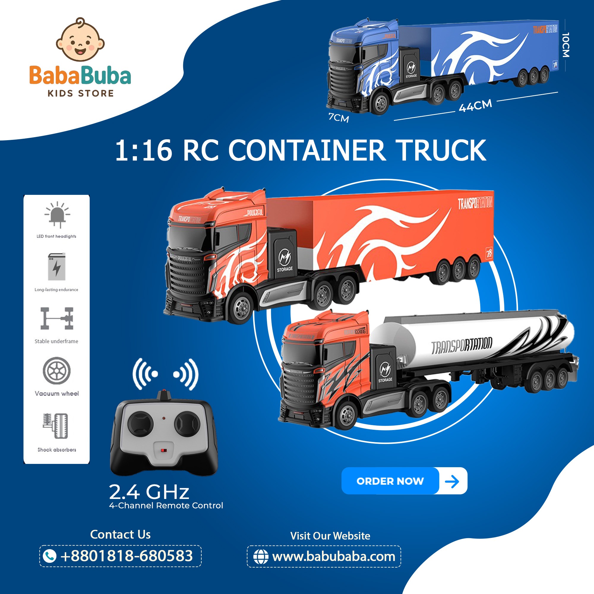RC Container Truck