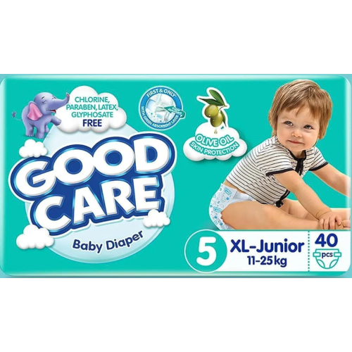 Good Care Twin Mini Olive Oil Diapers Belt 11-25 kg 40 Pcs
